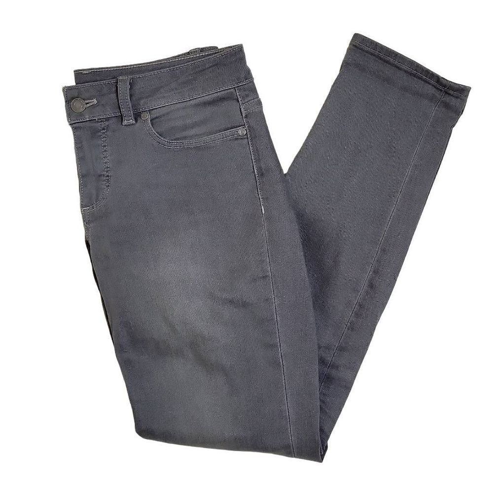 Talbots Signature Ankle 5 Pocket Denim Jeans Gray 2